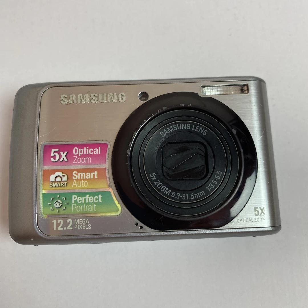 9新 Samsung/三星 pL55 1220 万像素 美颜滤镜 白皮 配件齐全