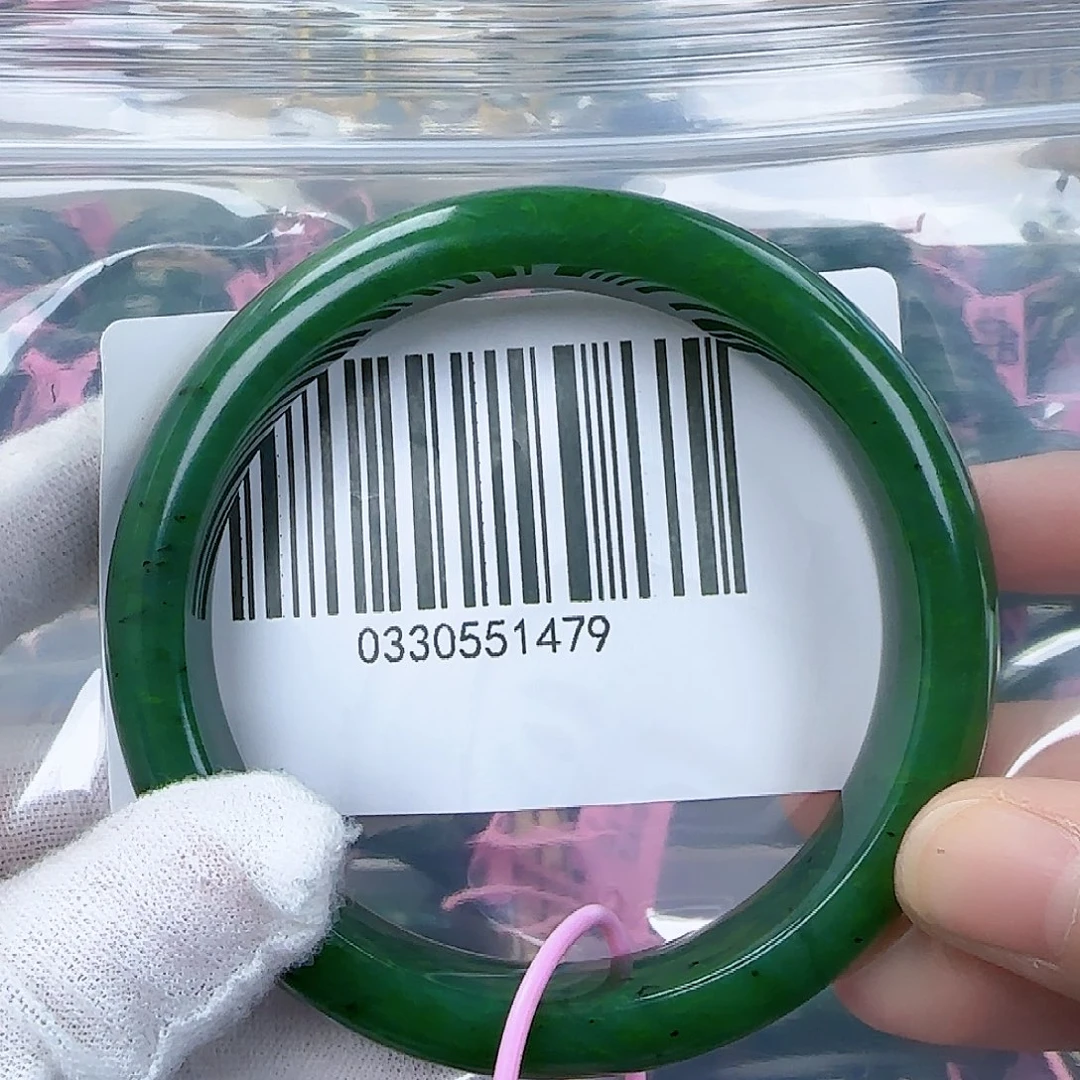 和田玉（碧玉）手镯未镶嵌6364