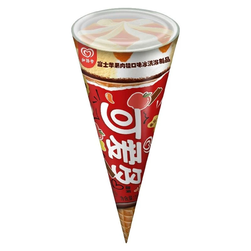 可爱多甜筒 苹果肉桂口味冰淇淋单支装  (73G)雪糕同城送雪糕同城配