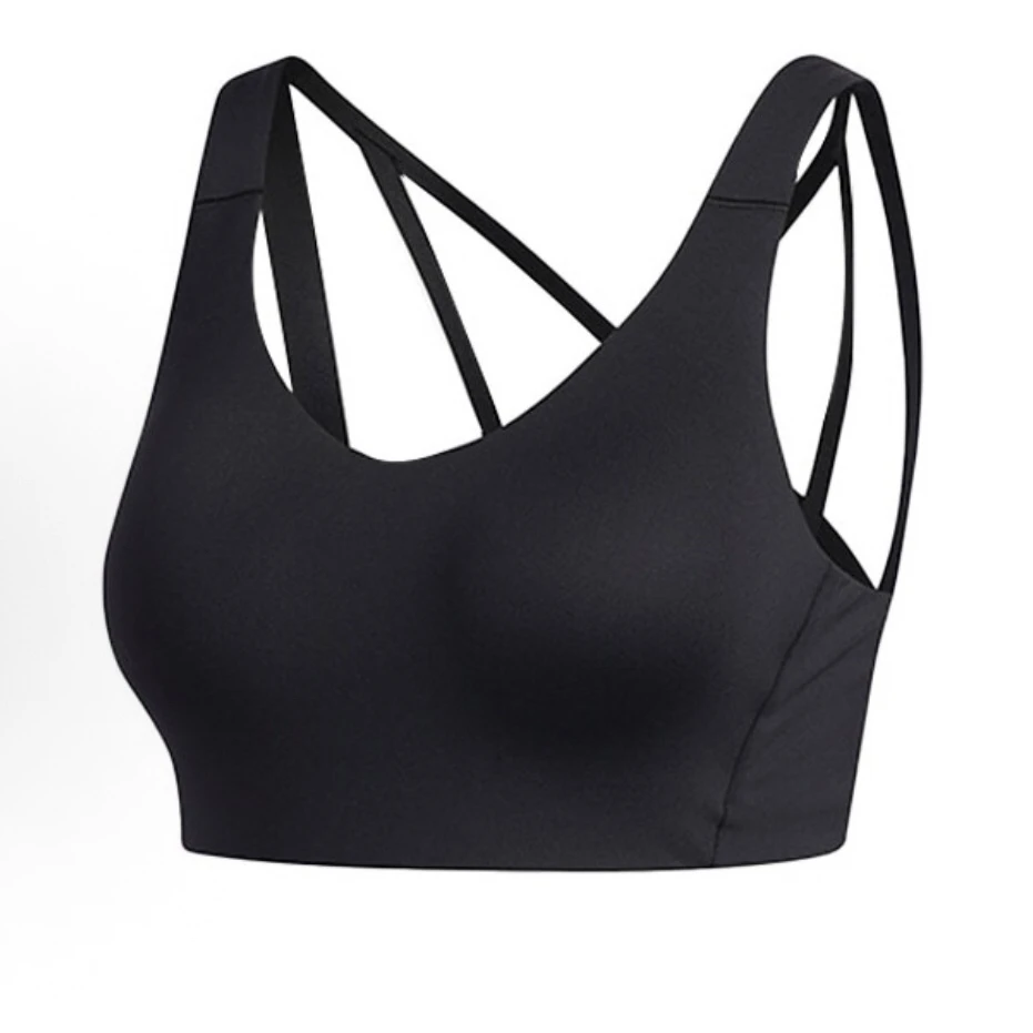 adidas Sfi Alpha Bra 高强度训练运动内衣 女款 黑色FL2365