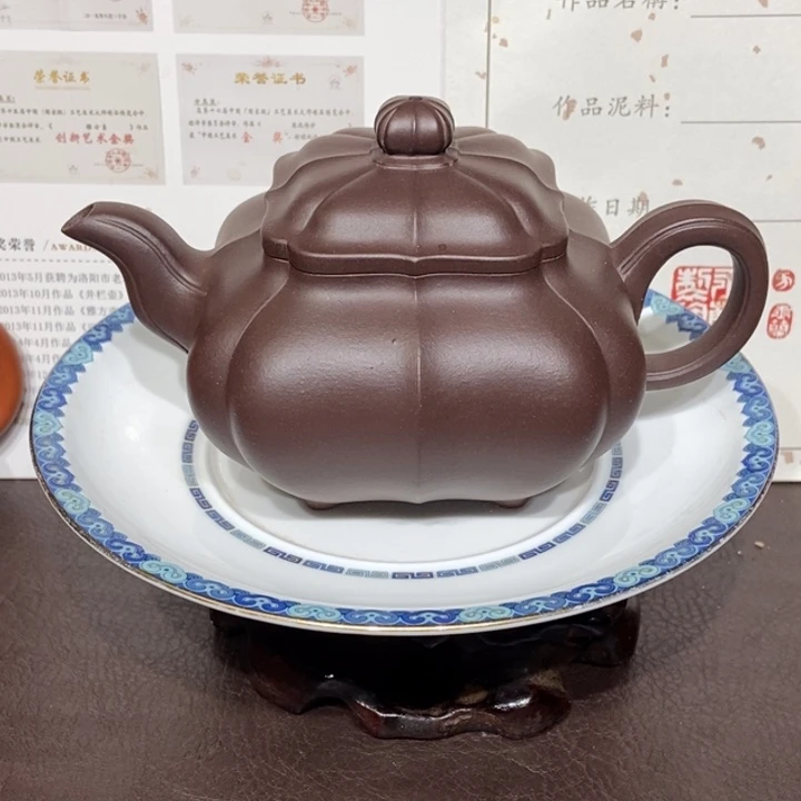 茶壶紫砂全手260容量