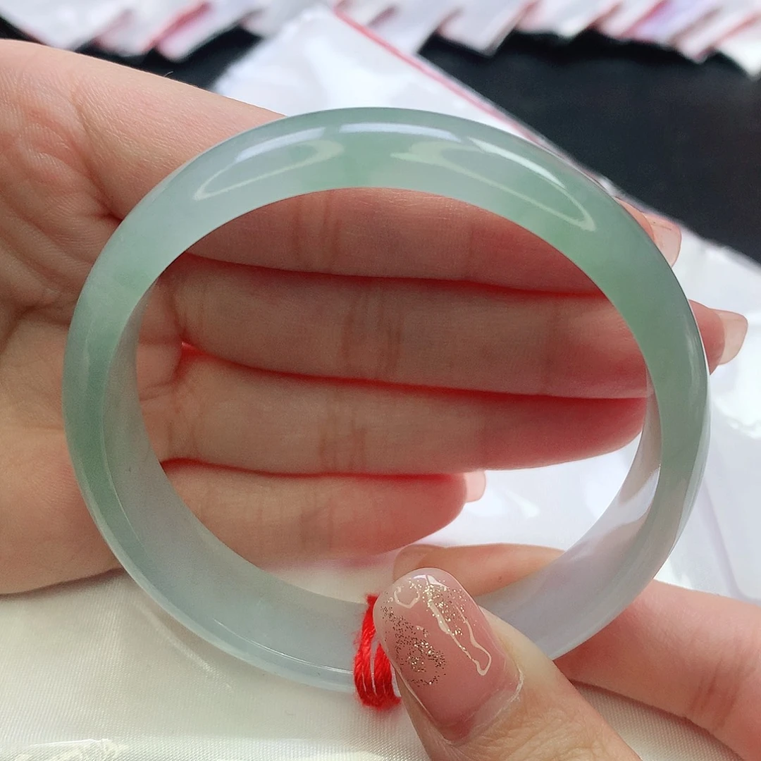 未镶嵌手镯翡翠缅甸天然A货翡翠 58