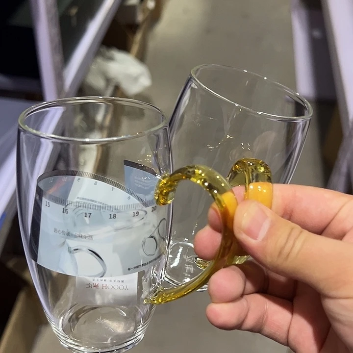 黄色 绿茶杯 2只