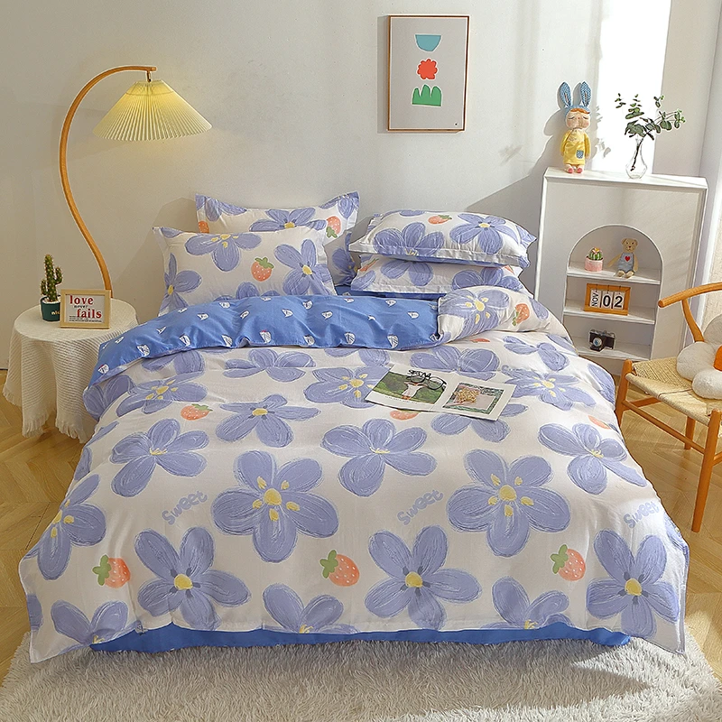 【全棉被套】纯棉被套单件150x200x230学生宿舍单人双人全棉被罩