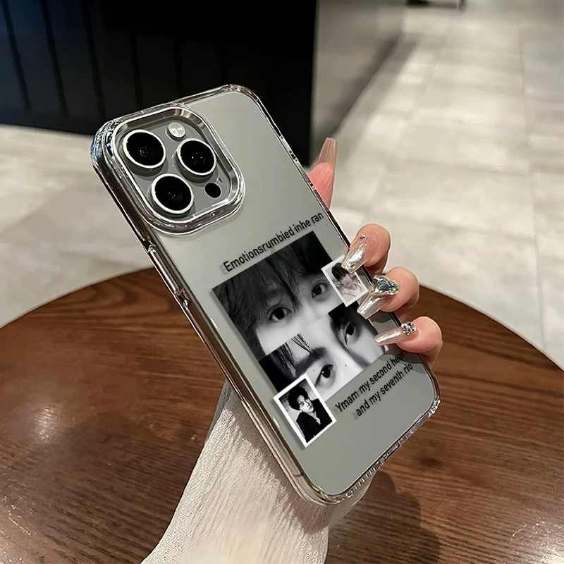 雅天立金属框双人眼神适用苹果1615手机壳iPhone华为vivo小米oppo