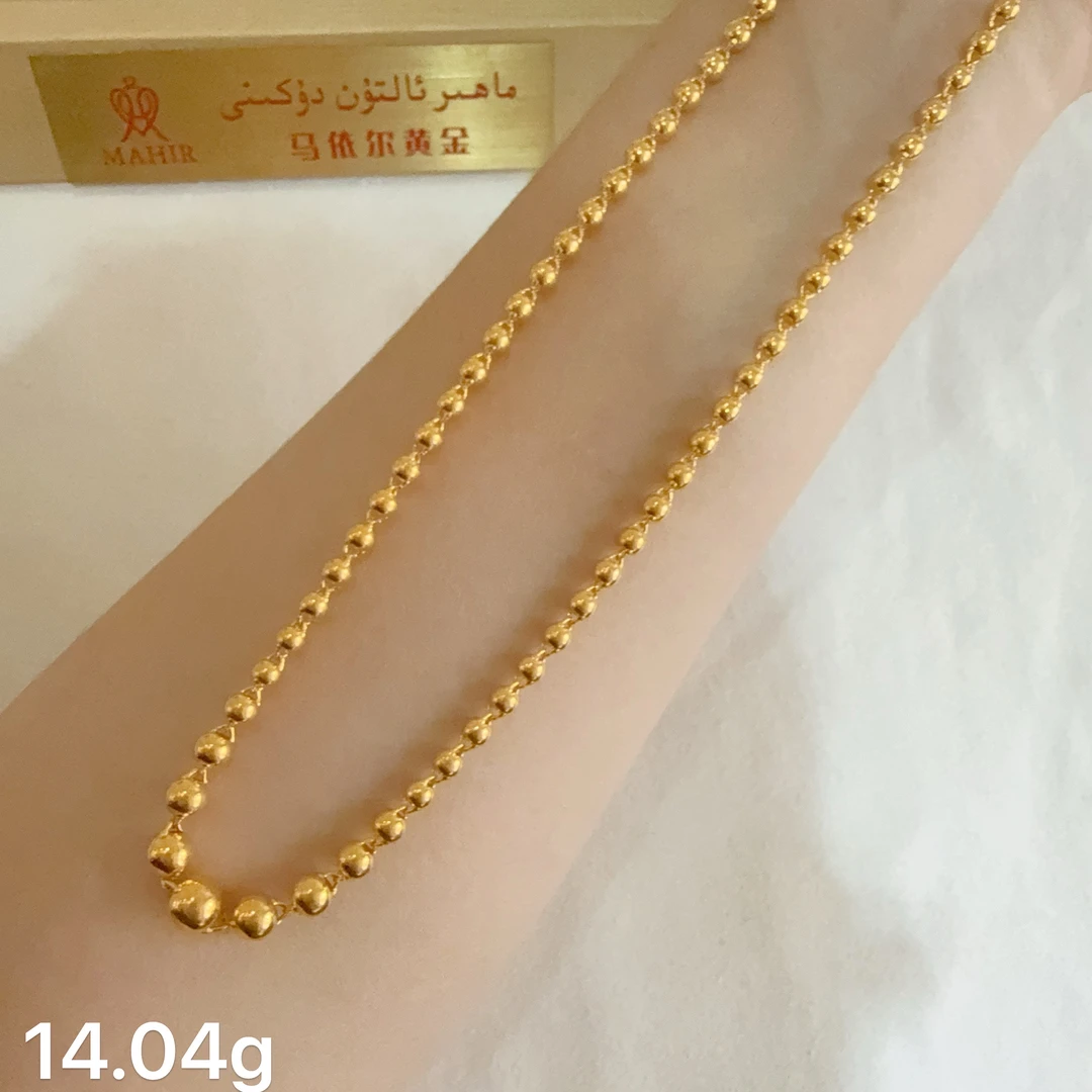 足金项链14.04克（1040/克）47cm 长