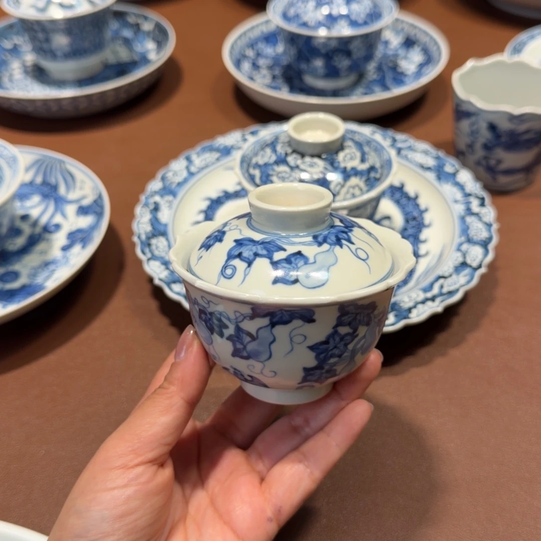 手工手绘茶具微瑕