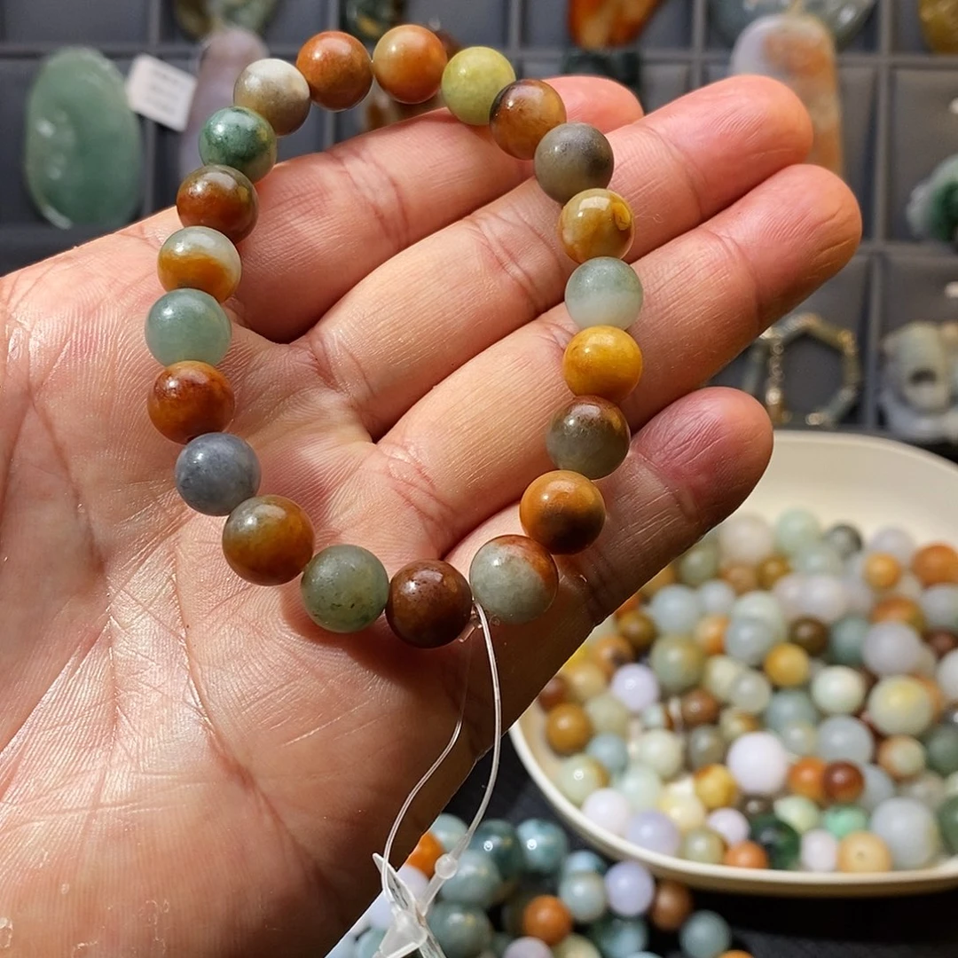 翡翠手串未镶嵌多宝