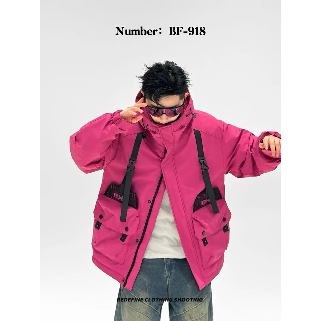 【外套】-YLT-918-广州-杭州-UUS潮牌撤柜男女同款宽松外套--