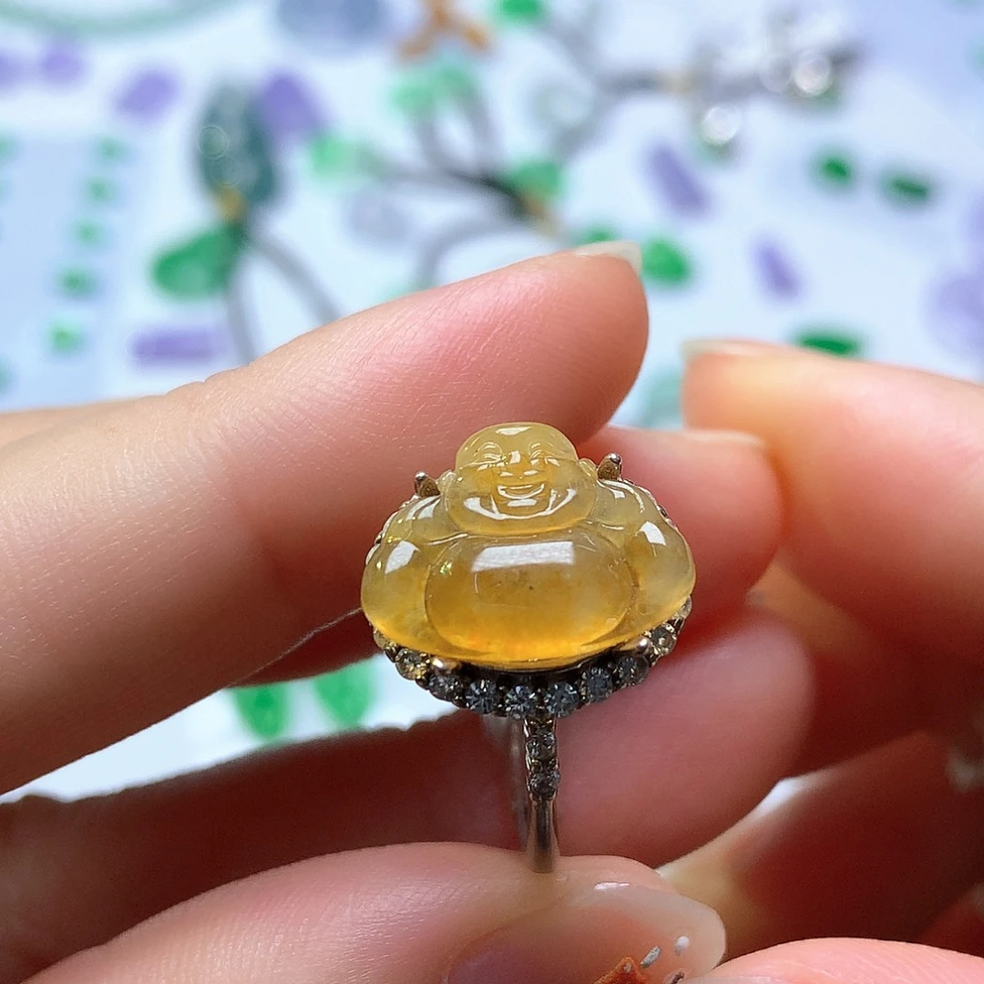 颈饰未镶嵌翡翠佛