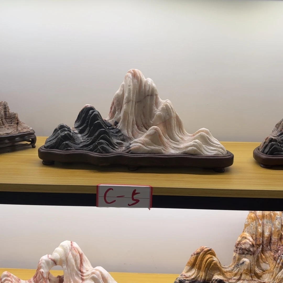 国***平灵璧山峰石靠山石