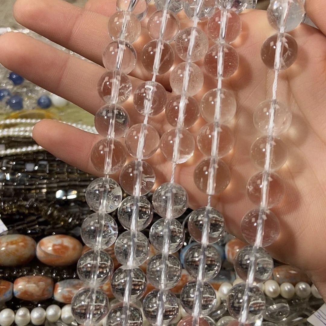 银S925镶嵌珠宝半成品紫晶白水晶卡12