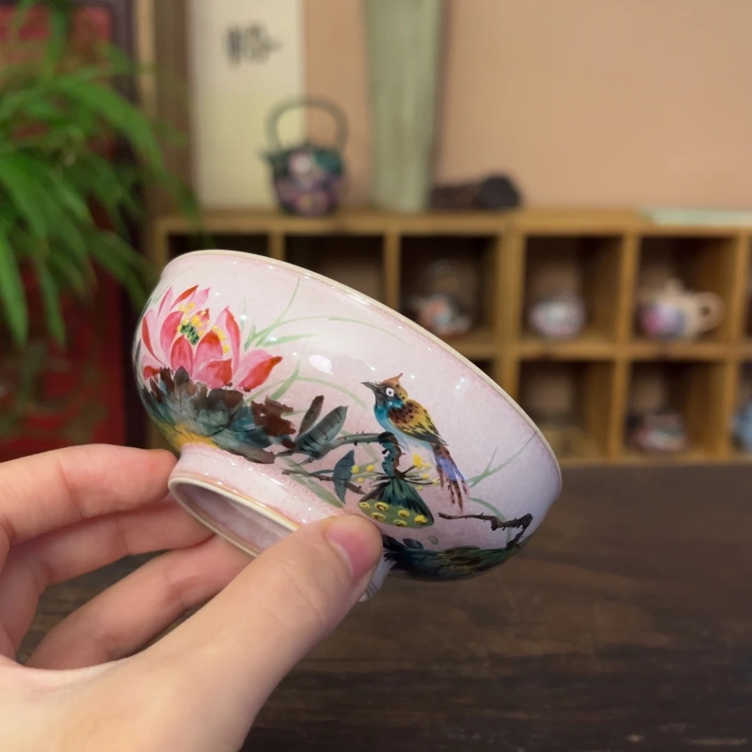 青***山景德镇纯手工手绘陶瓷