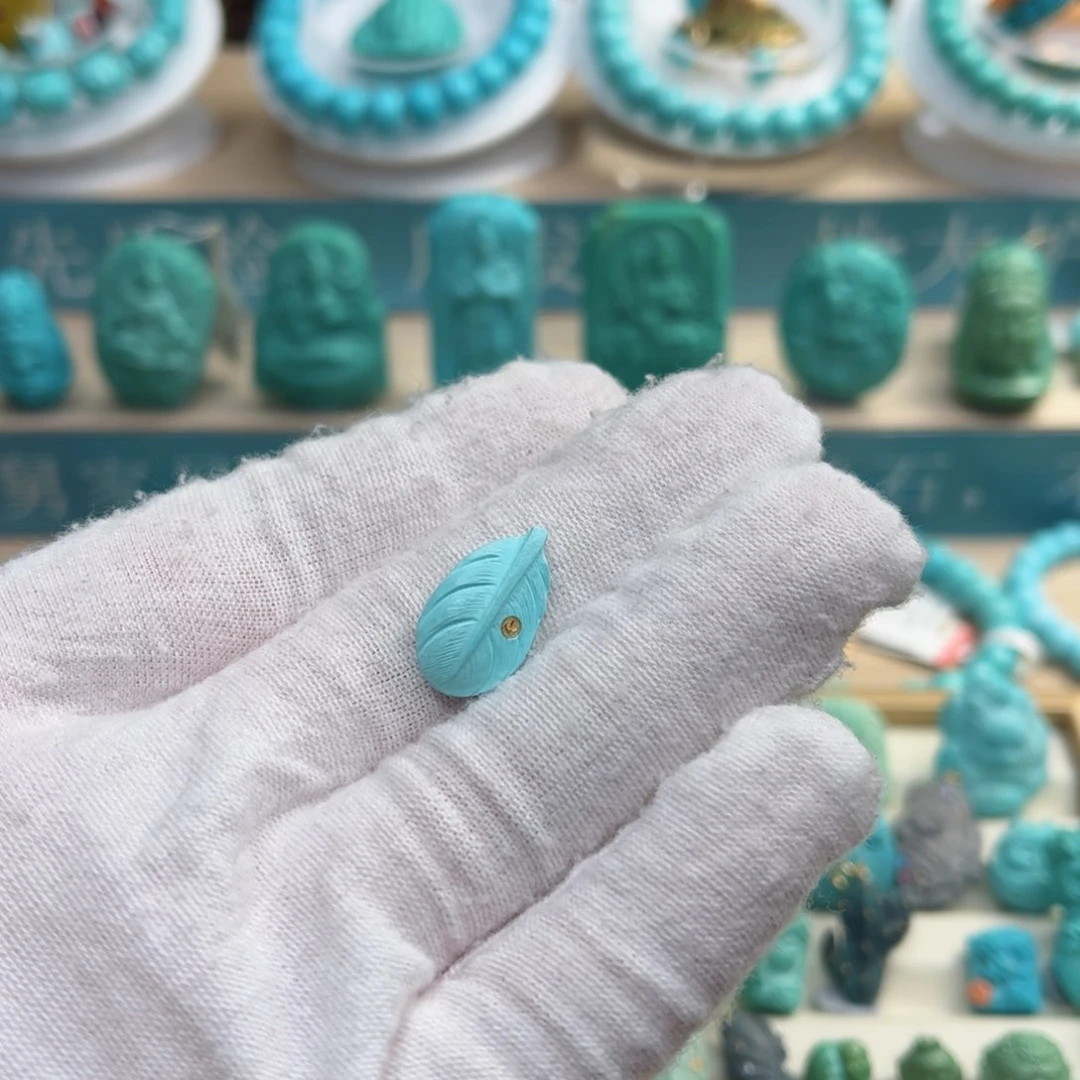 绿松石珠宝奇石未镶嵌