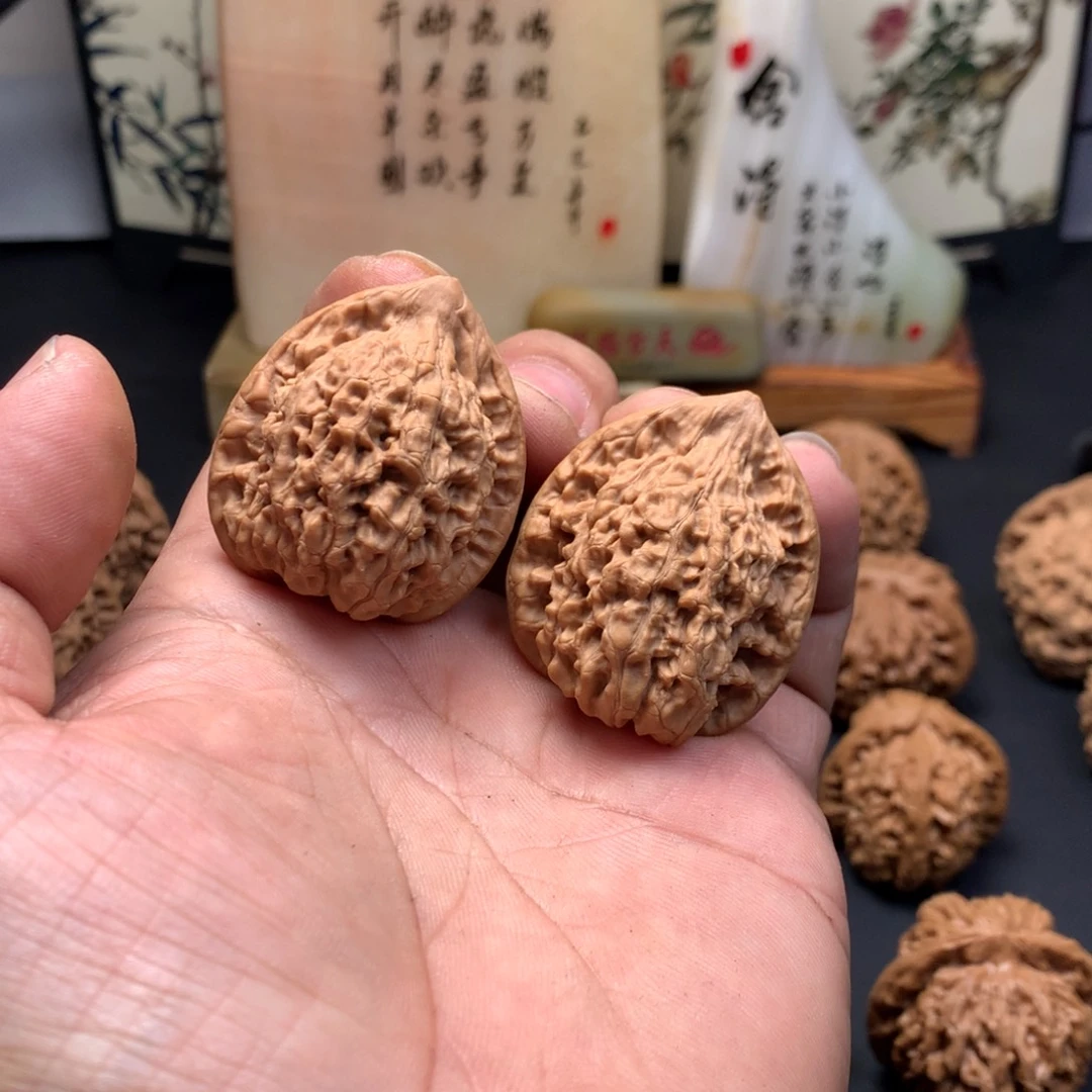 丫***爸文玩核桃把件官帽