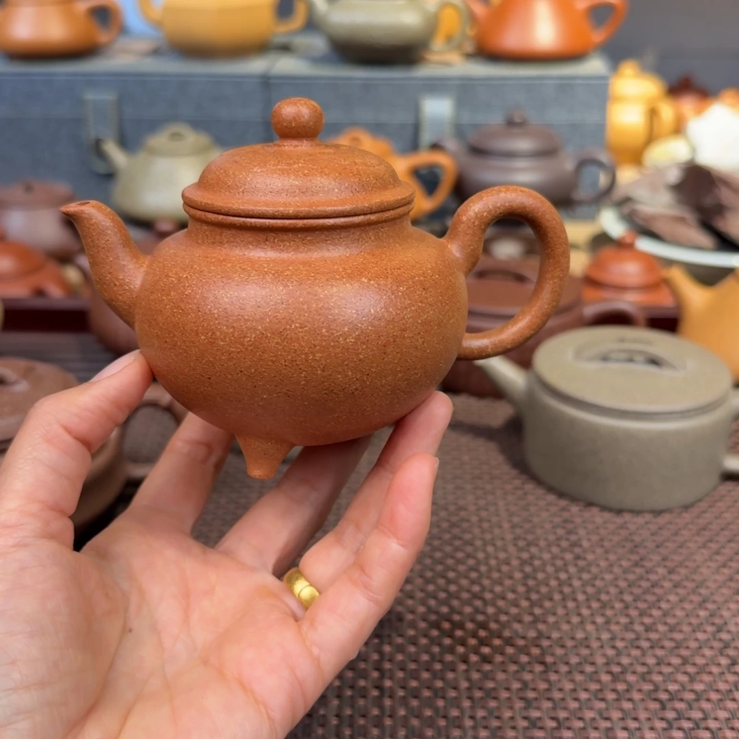 茶壶段泥220毫升全手冷黄金
