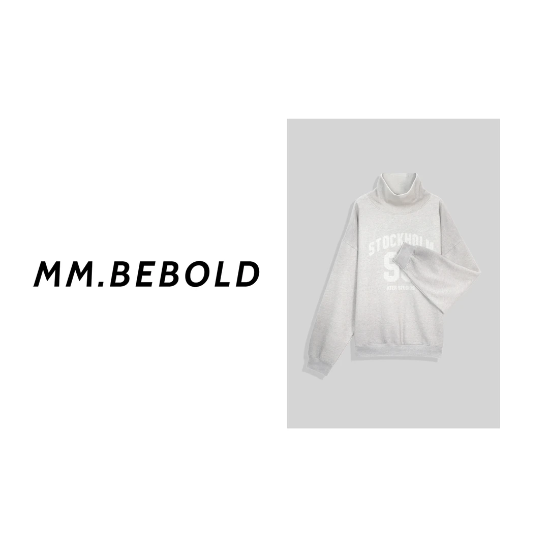 【妙姐精选】奔赴 学院风徽标印花休闲落肩卫衣XYXS981