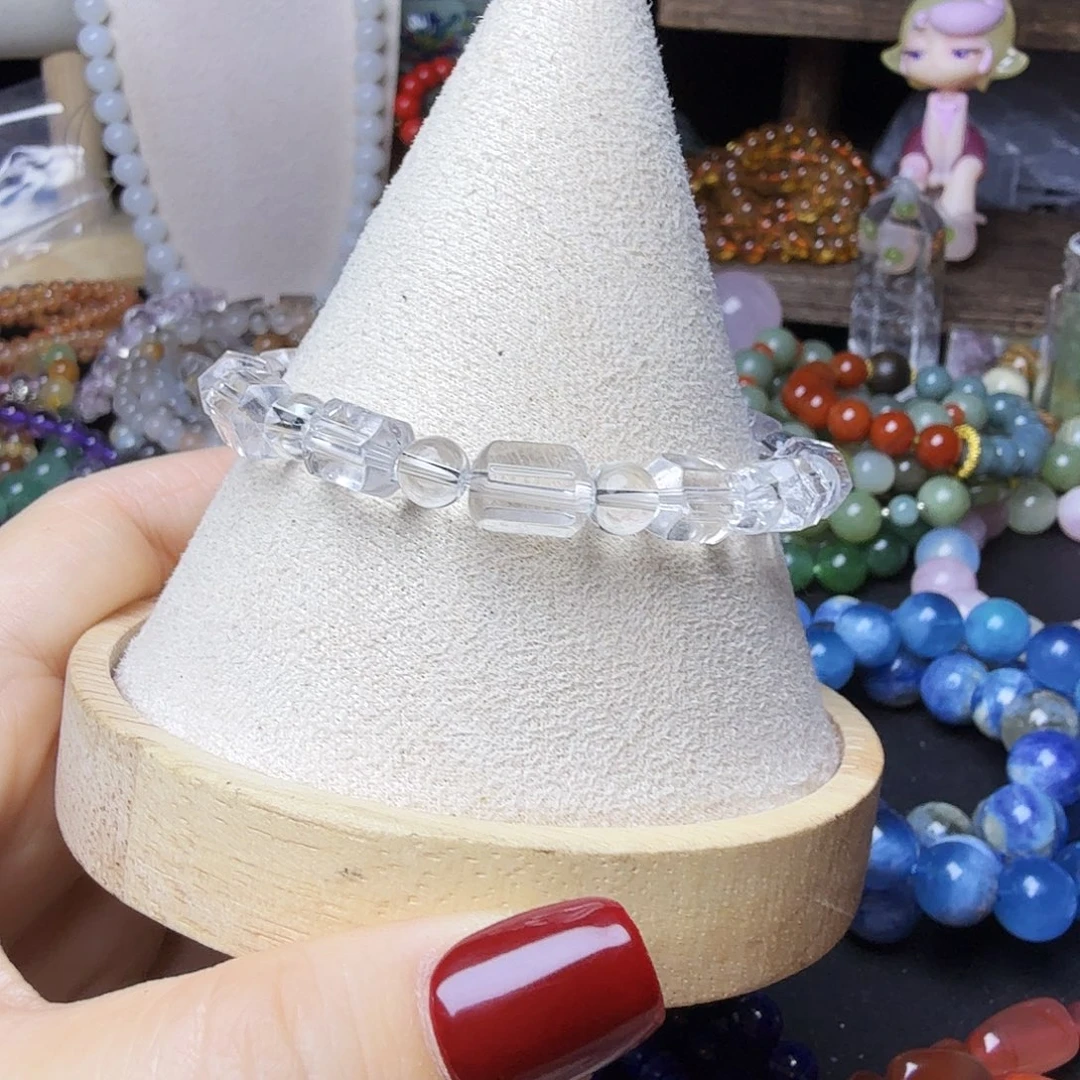 水晶手链未镶嵌白水晶手链