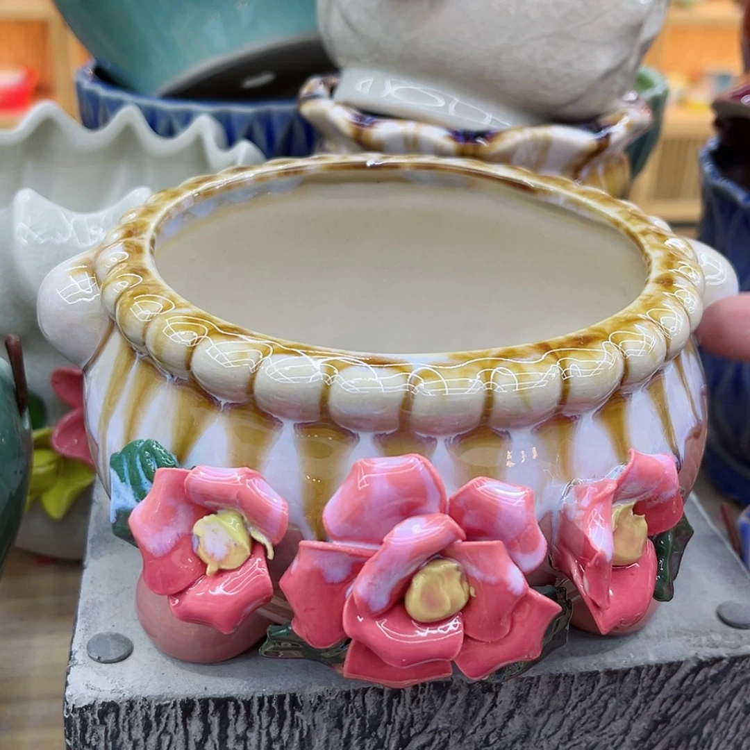 【闪购商品】陶瓷花盆