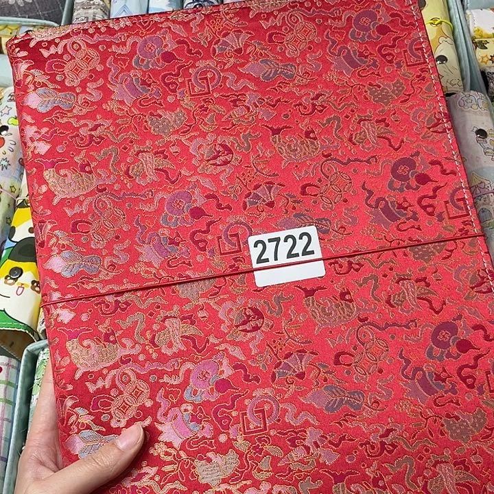 织绣A4活页带收纳册2722