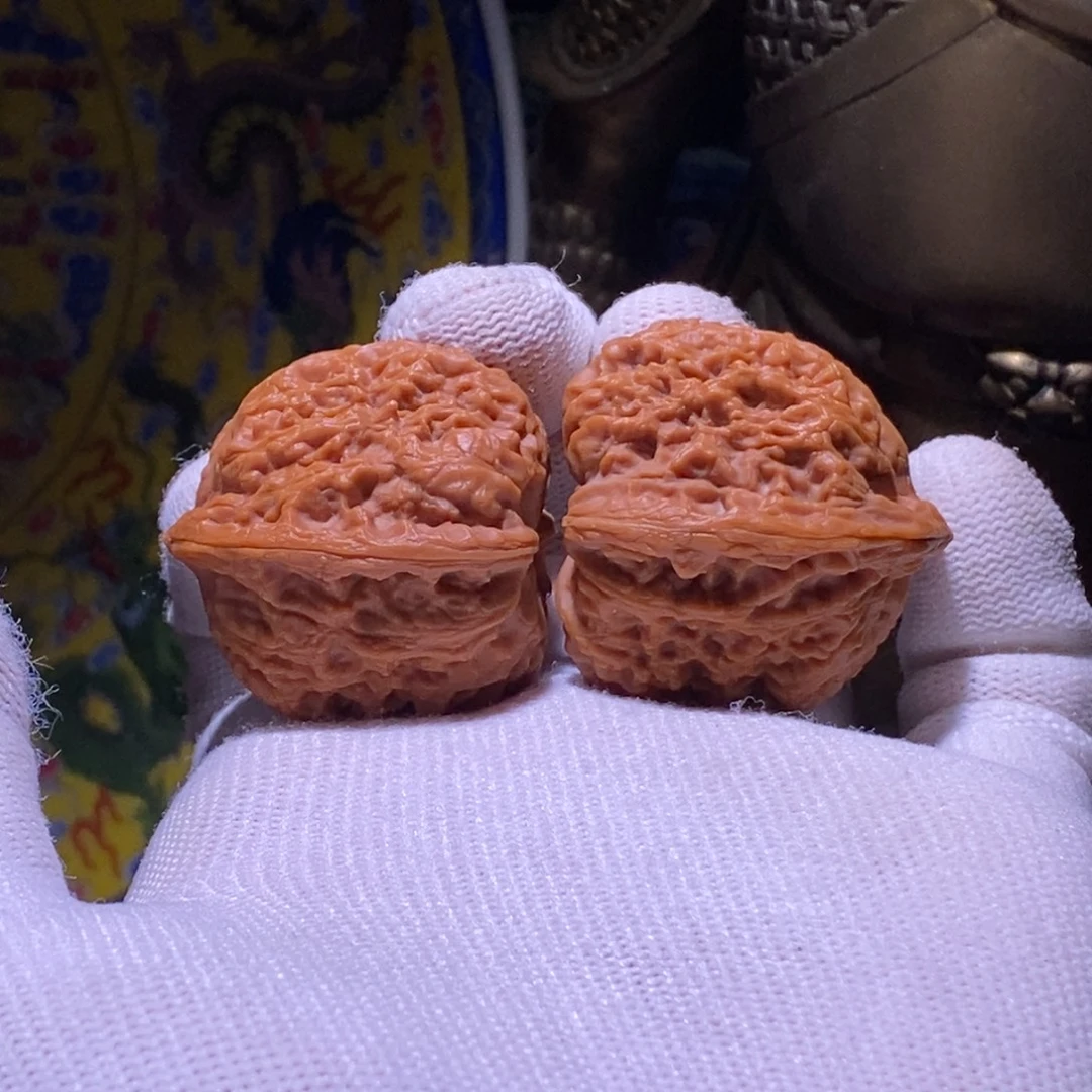 新***筑把件文玩核桃36 37 35南疆石