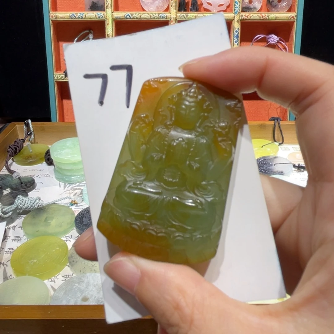 岫玉未镶嵌颈饰颈饰