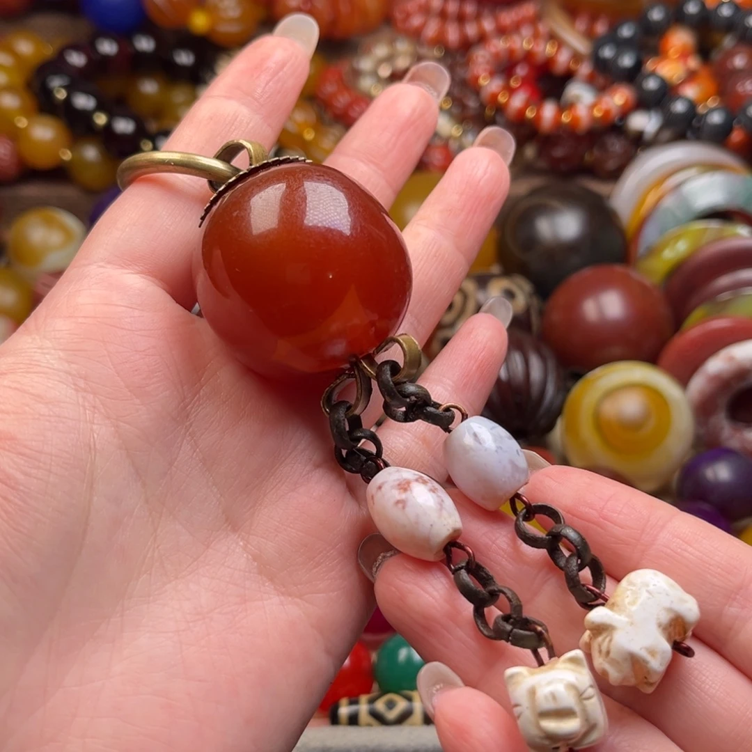 玛瑙/玉髓未镶嵌颈饰