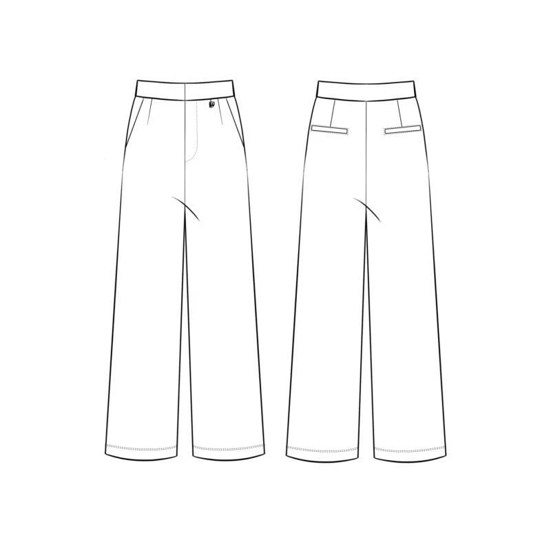 【饱饱推荐】巴家侧边黑色条纹夏季长裤女款