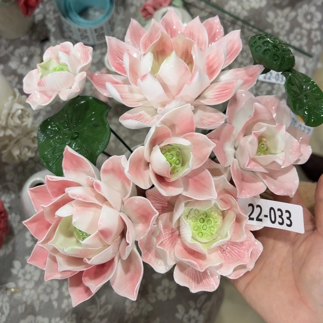 2233 陶瓷花拍满20元发货退款拉黑