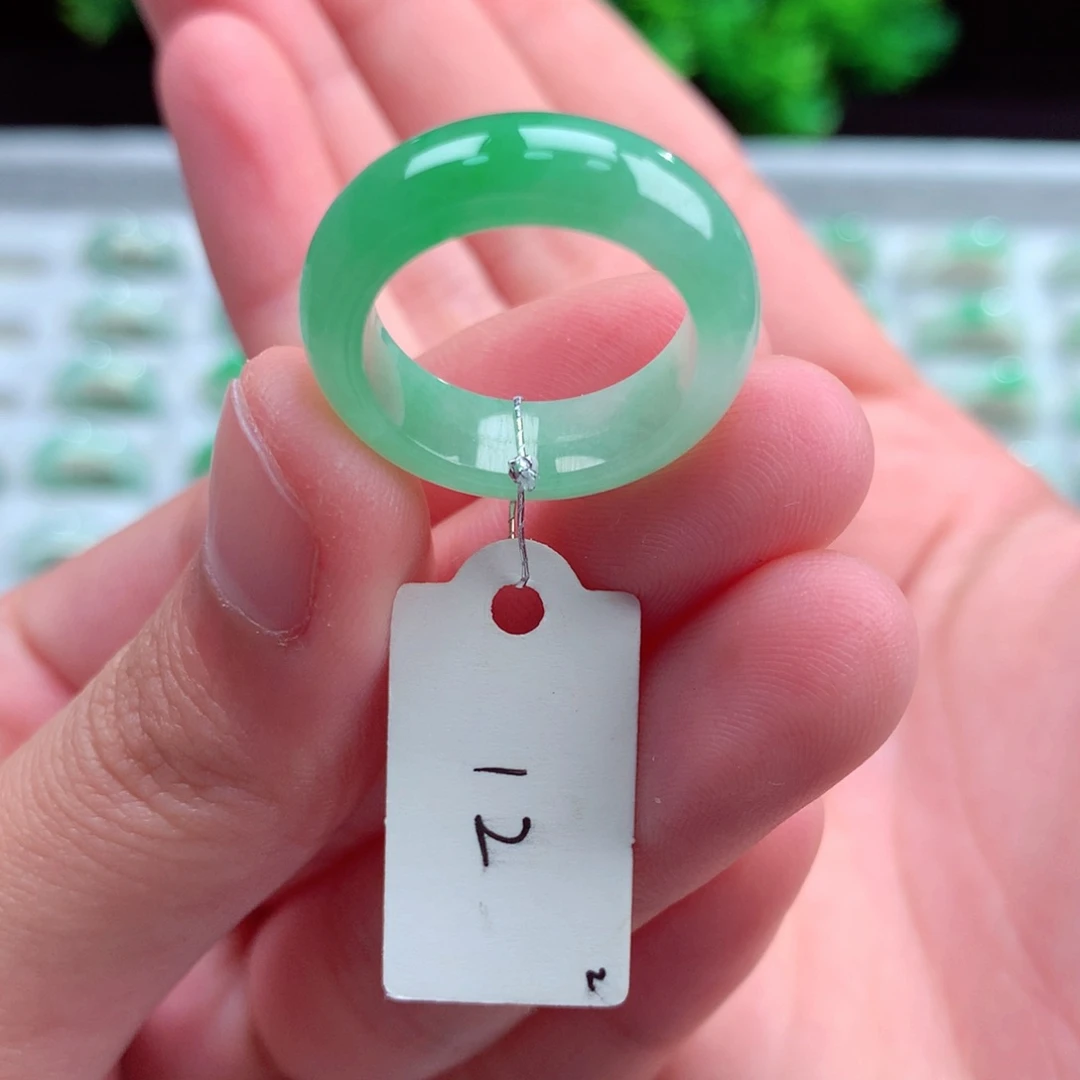 未镶嵌戒指翡翠天然