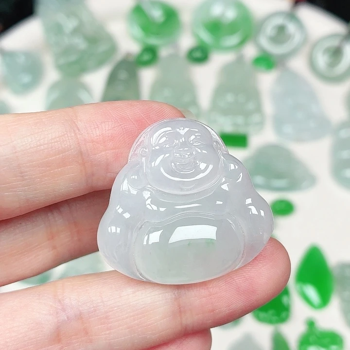 翡翠未镶嵌颈饰缅甸天然A货翡翠