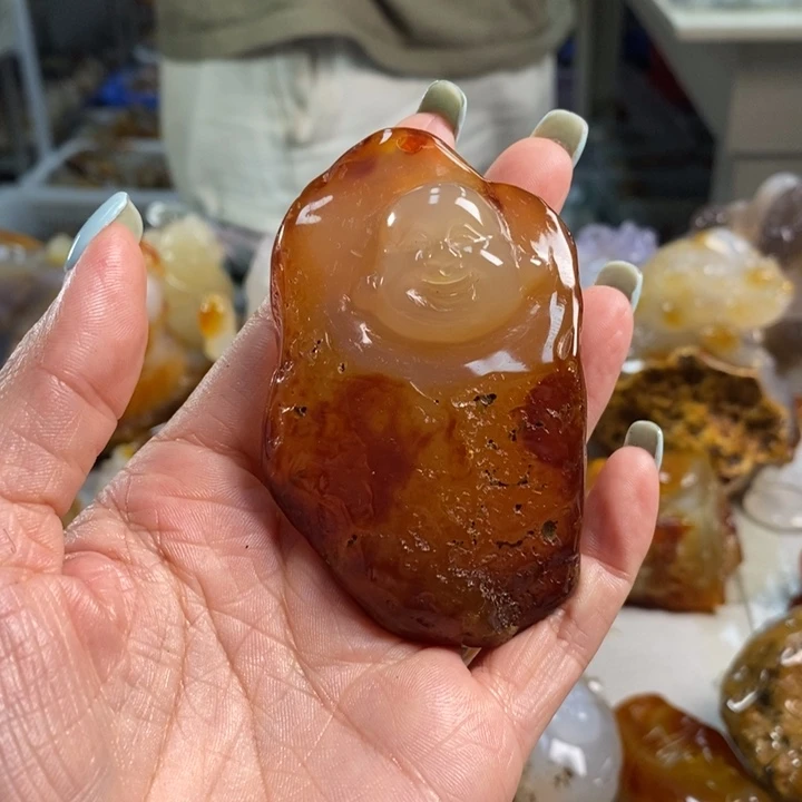 玛瑙/玉髓吊坠(不含链)未镶嵌
