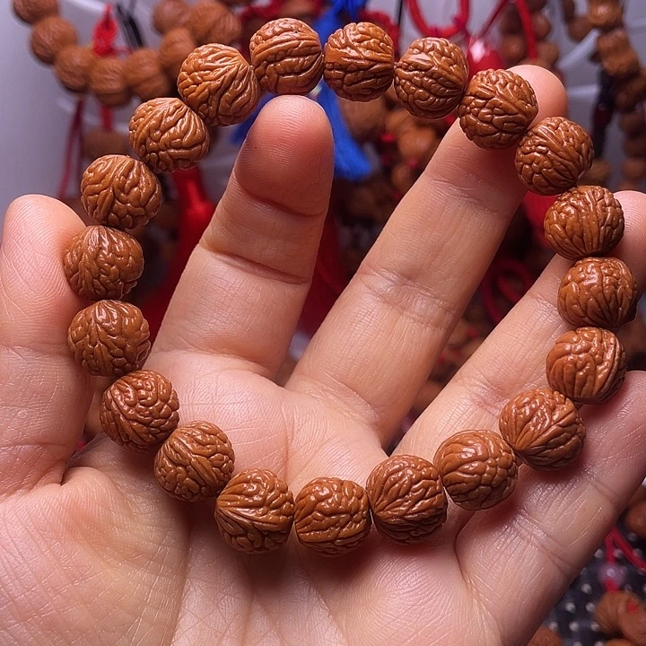 桃核吊坠龙纹桃枭