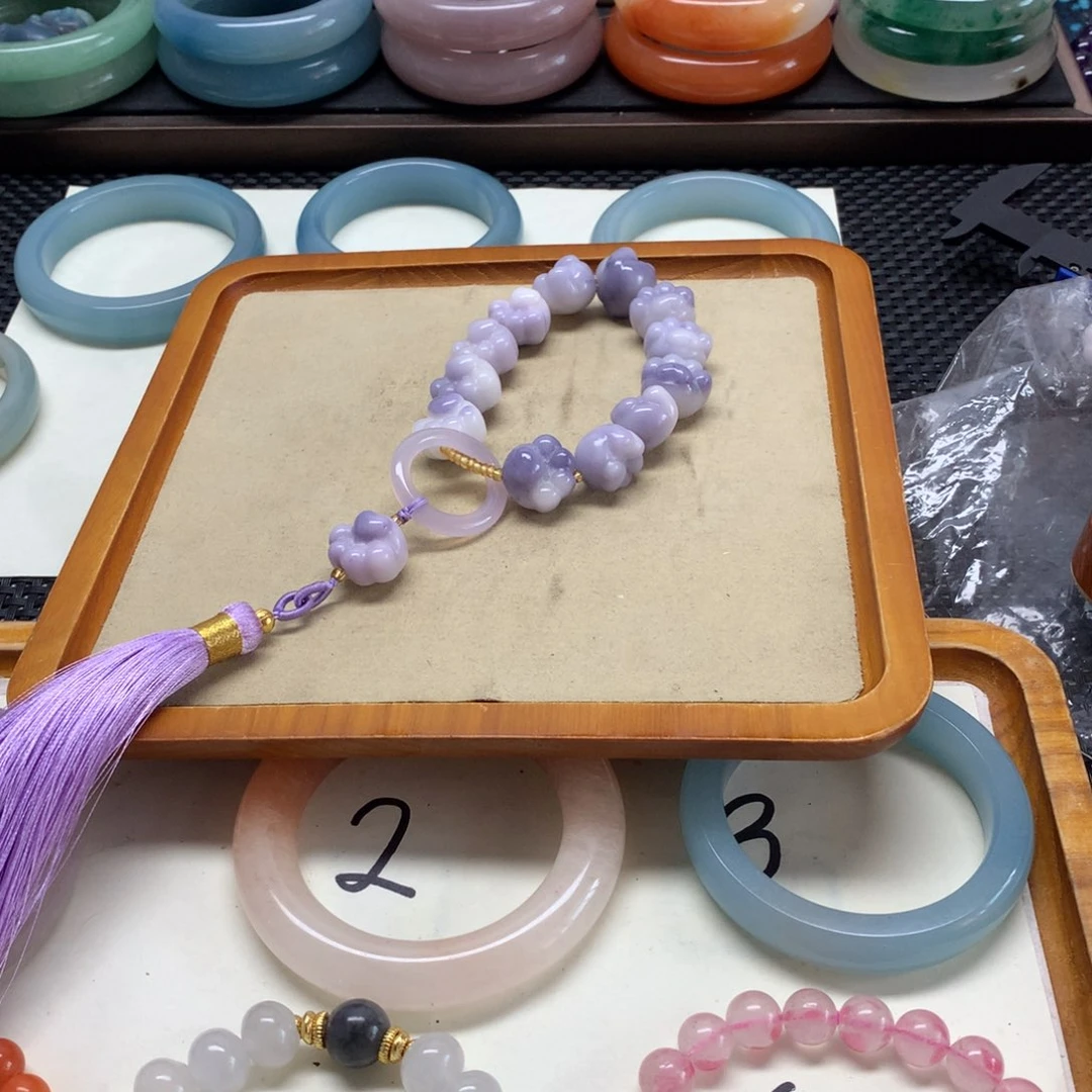 悠***⁷石英岩玉手链未镶嵌