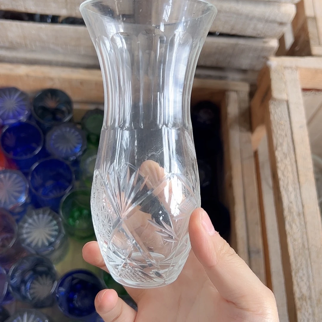 高脚款水晶玻璃微瑕一个
