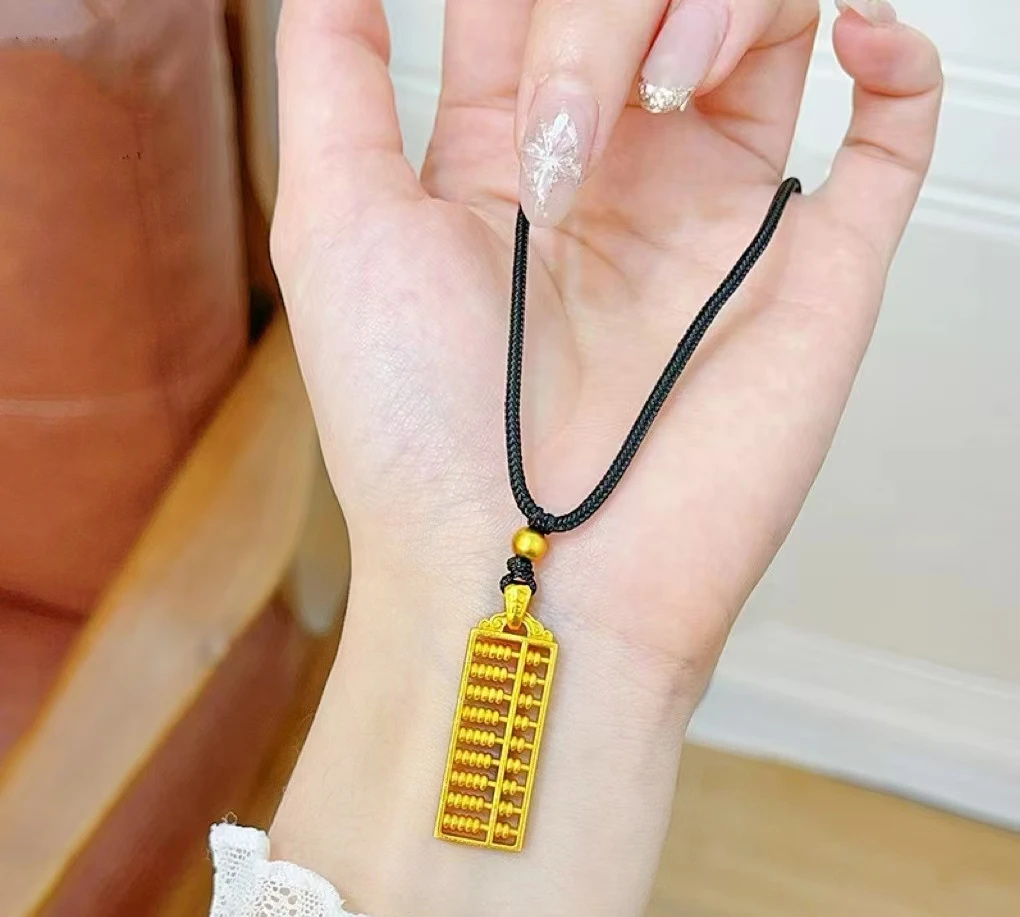 古法传承八宝算盘吊坠-默认