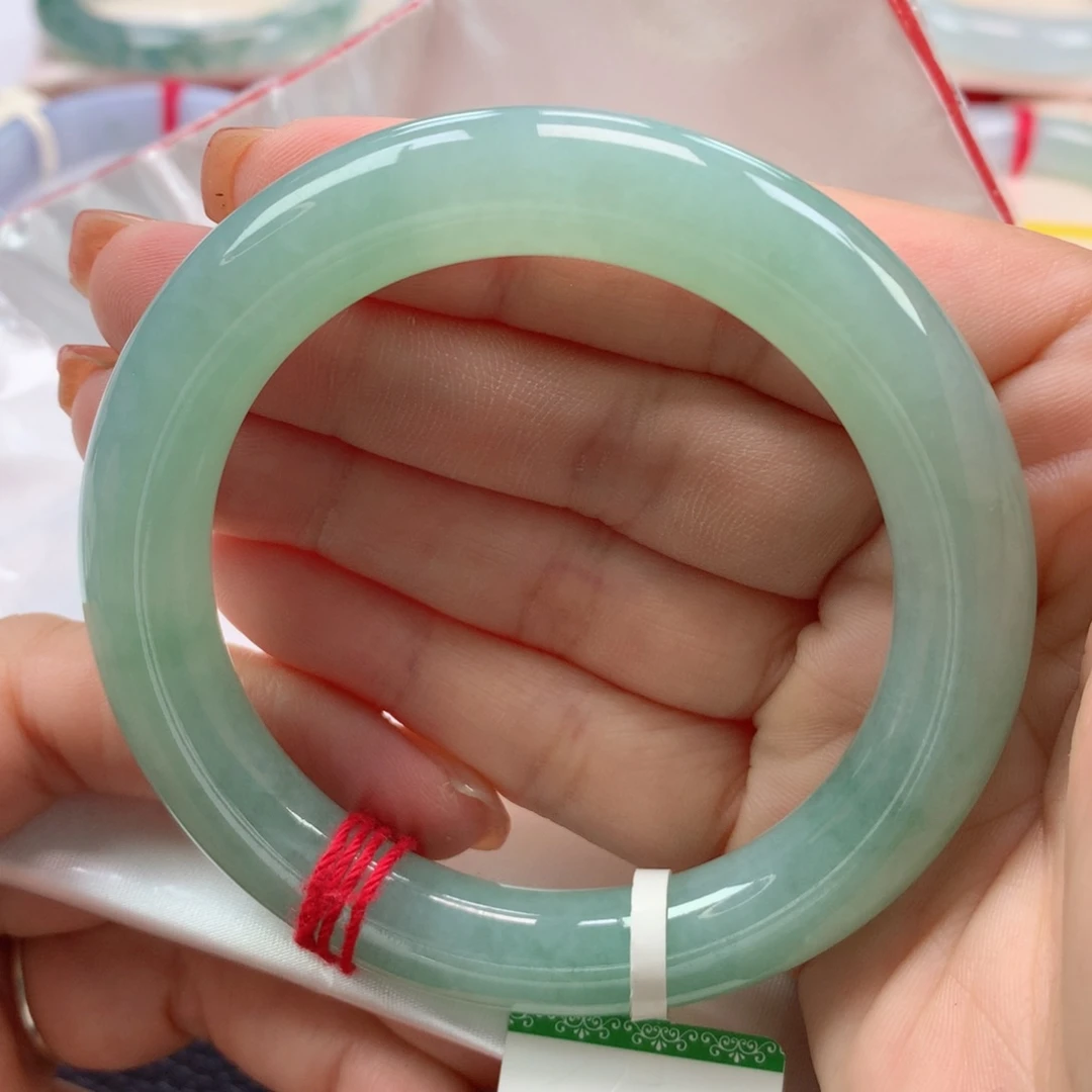 未镶嵌手镯翡翠缅甸天然翡翠57圈