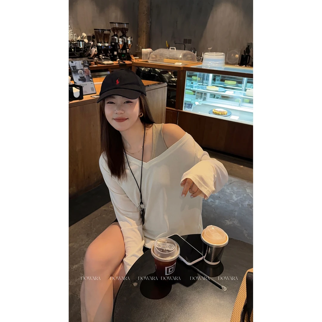 大婉酱微胖定制【朦胧叠影】莱赛尔慵懒真两件T恤休闲时髦上衣9707D