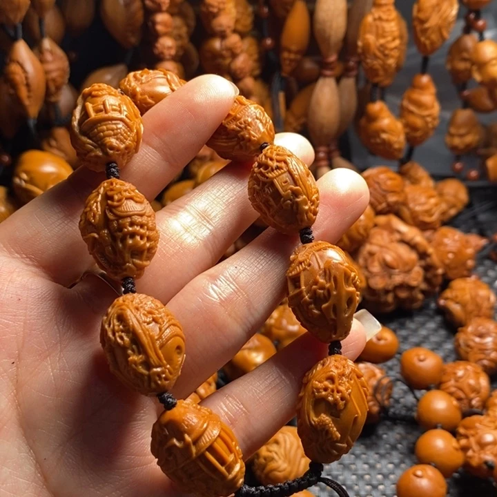 吊坠橄榄核园林手串