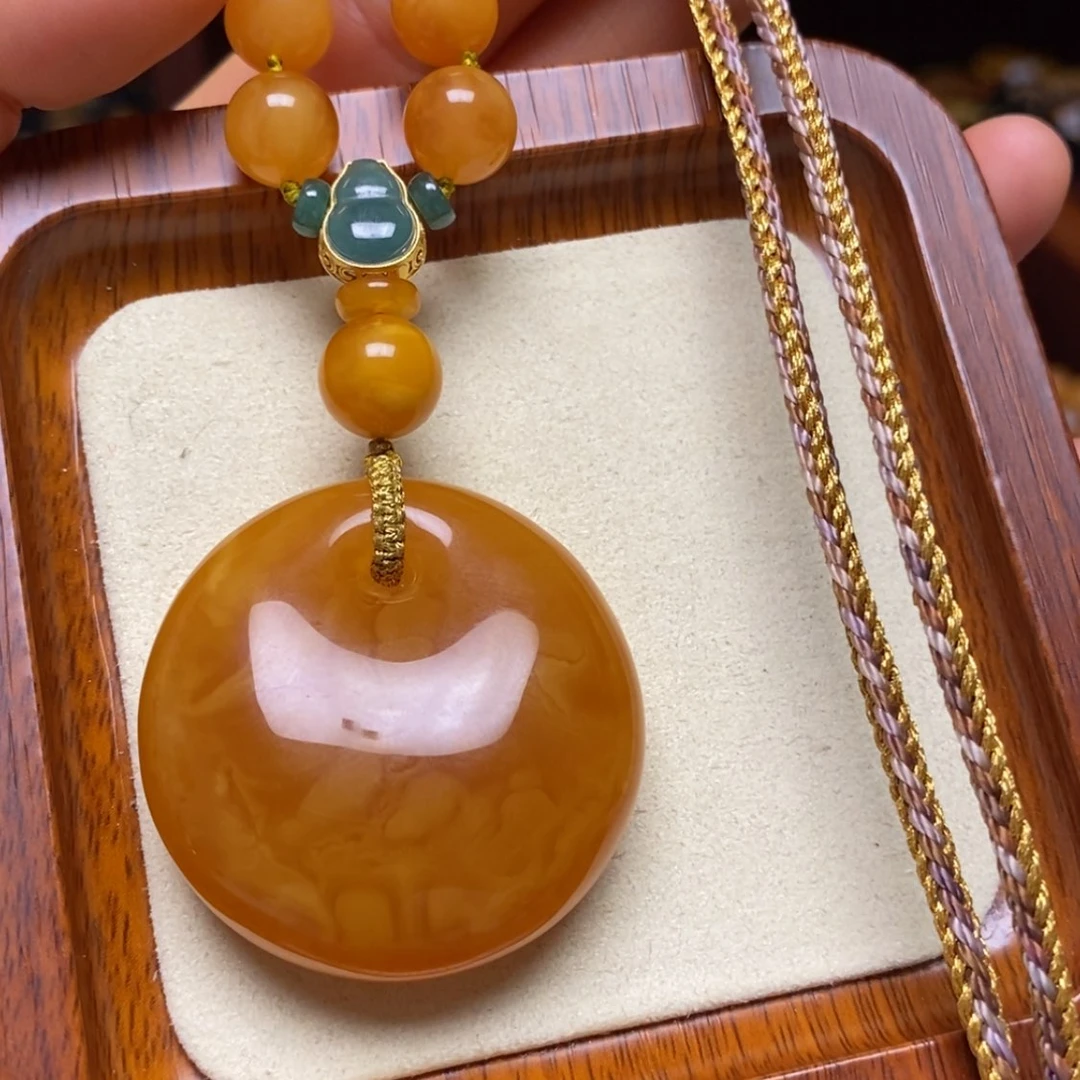 【闪购商品】蜜蜡颈饰未镶嵌项链