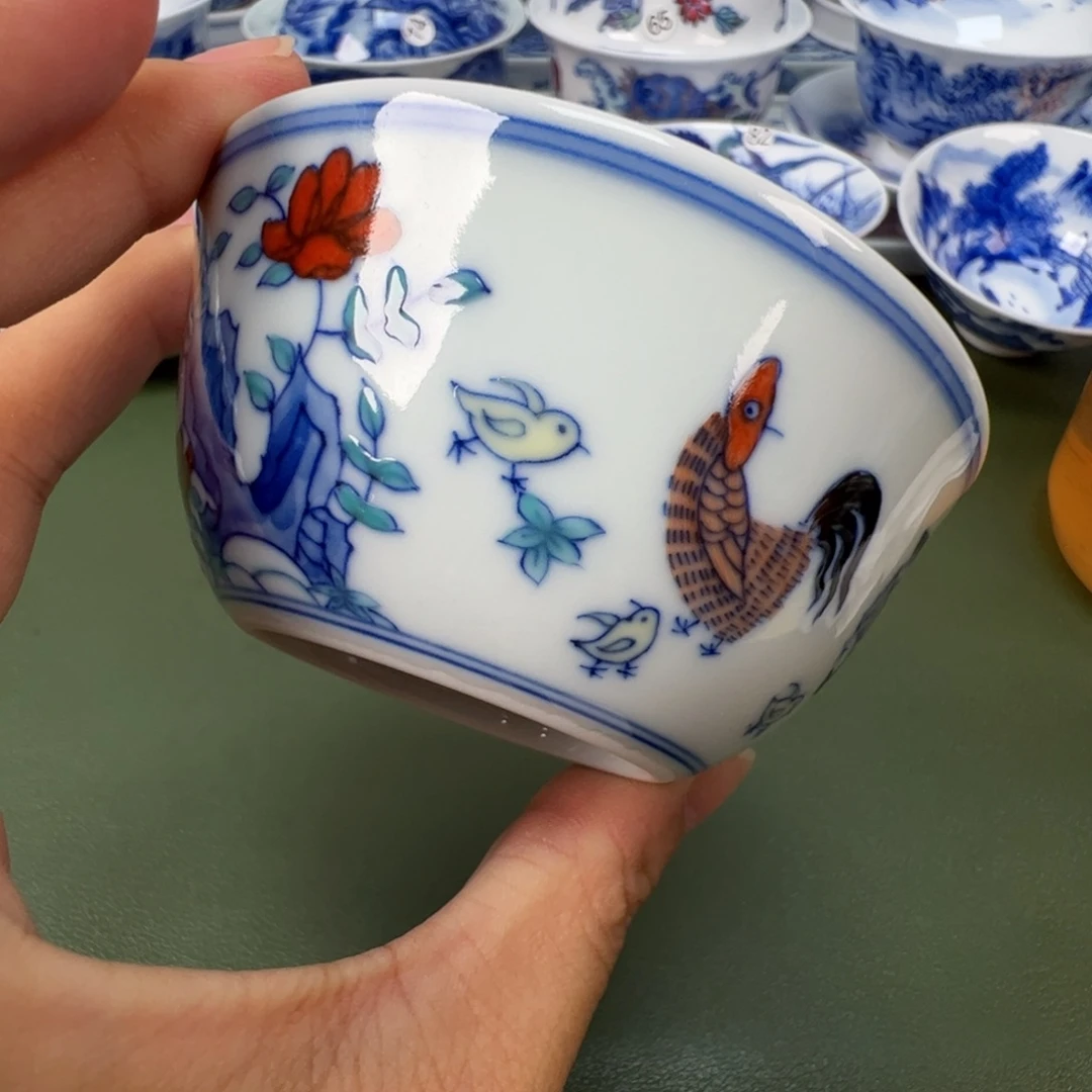 陶瓷景德镇纯手绘茶具木木79