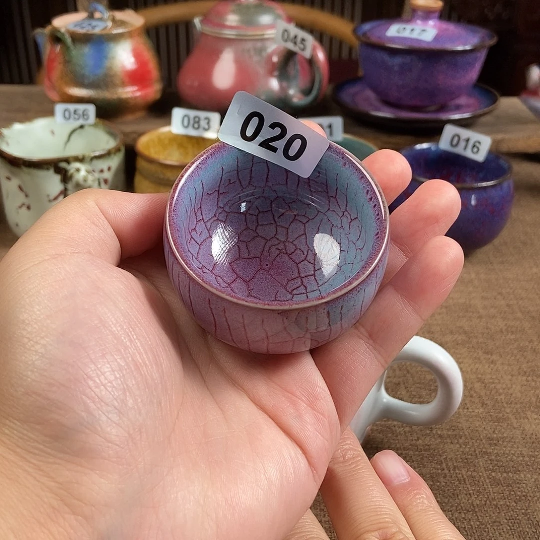 九***爷瓷片钧瓷茶壶茶具