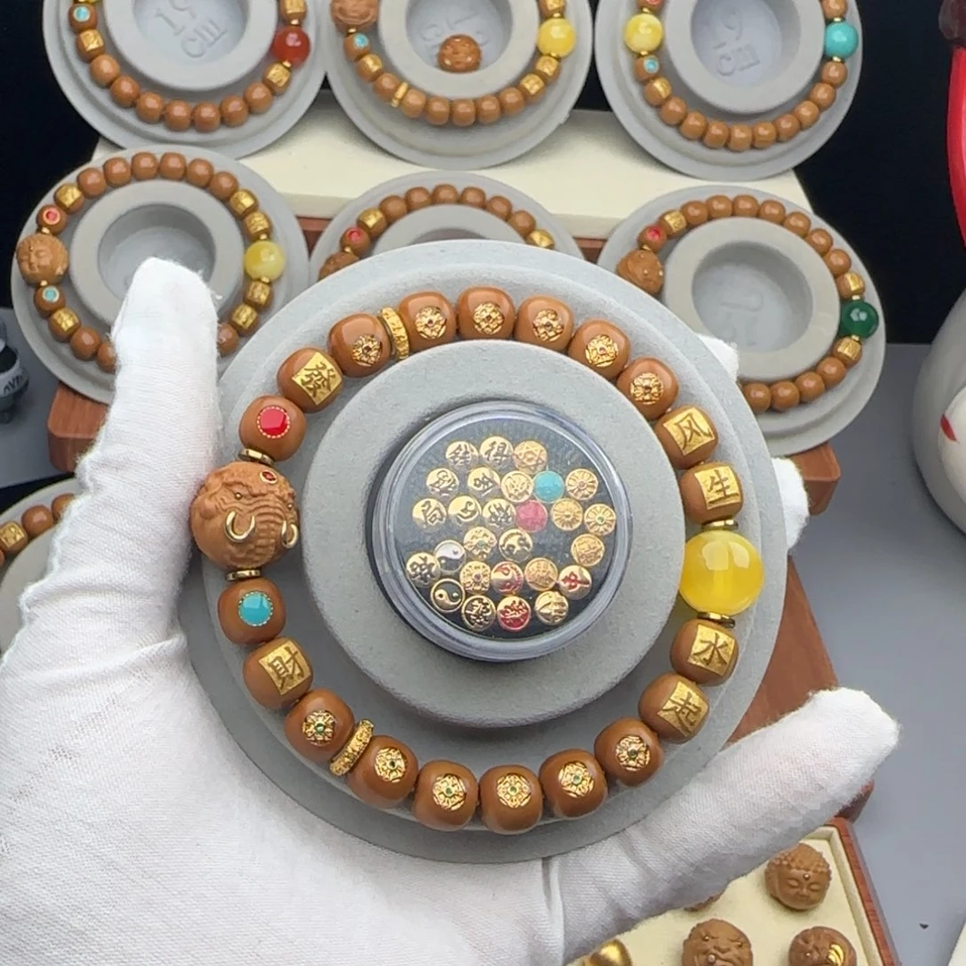 物***生猴头核桃吊坠全品老型猴头手串私人订制满贯捡漏