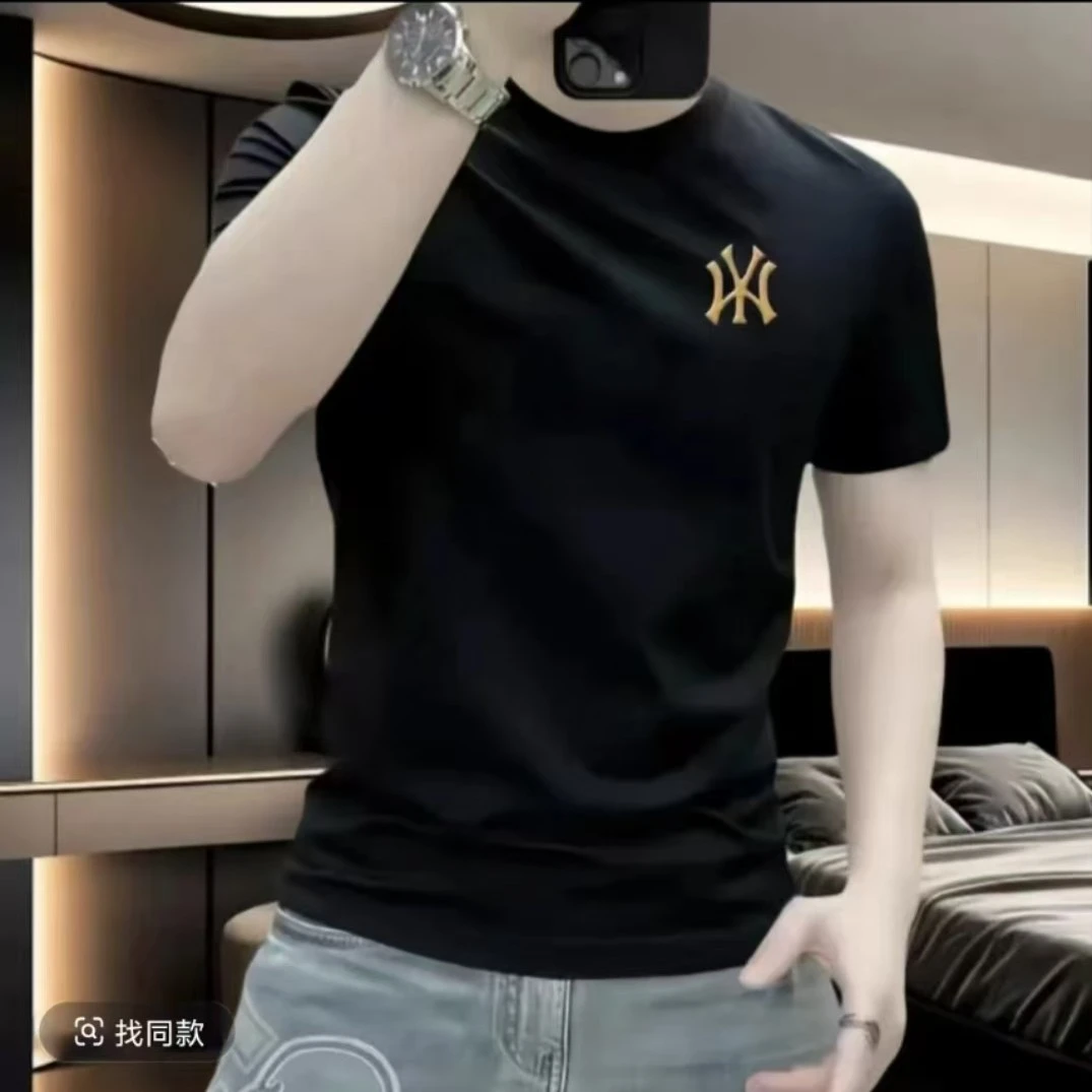 【一折粉丝福利】夏季潮牌男女同款百搭圆领T恤