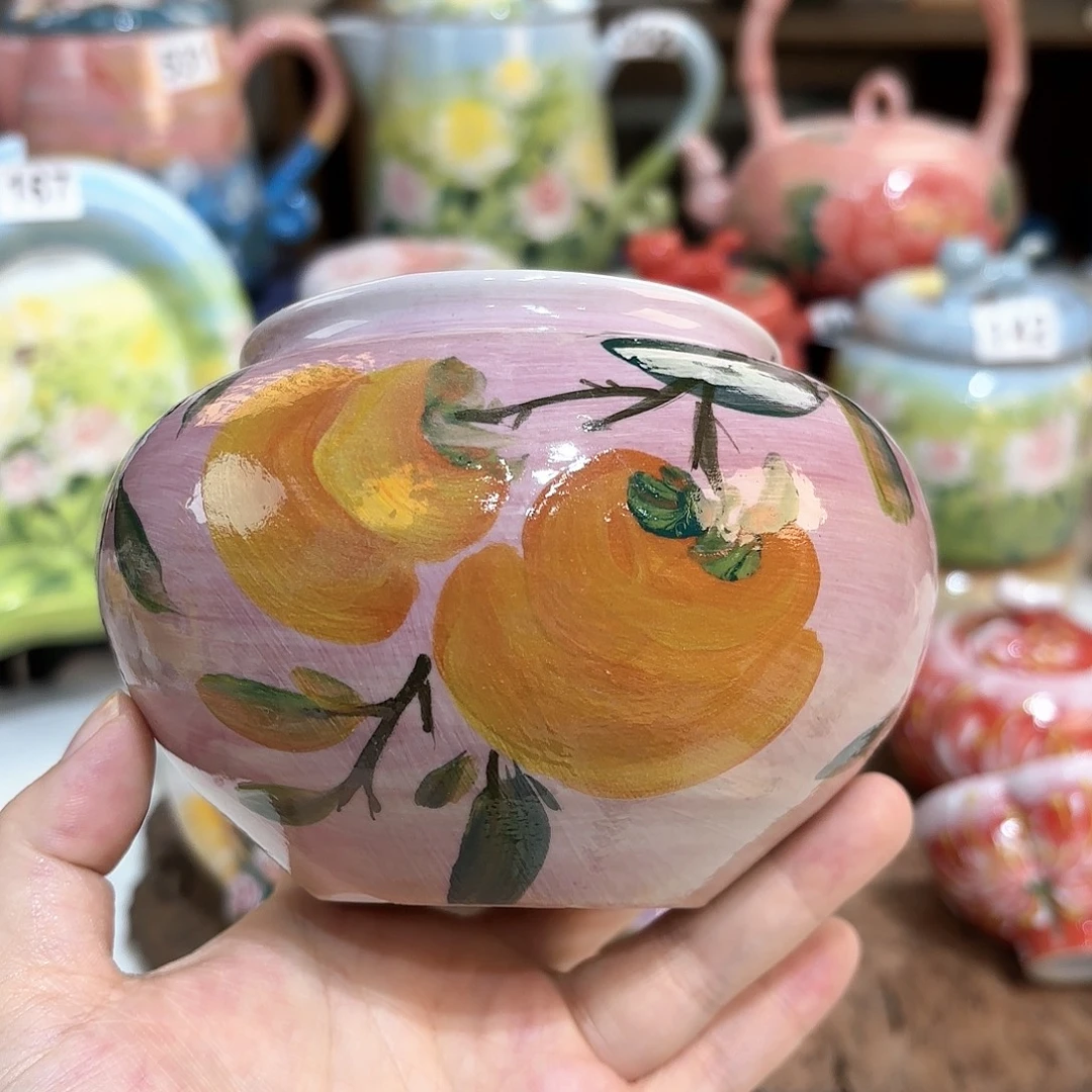 景德镇手绘高温釉下彩陶瓷茶具