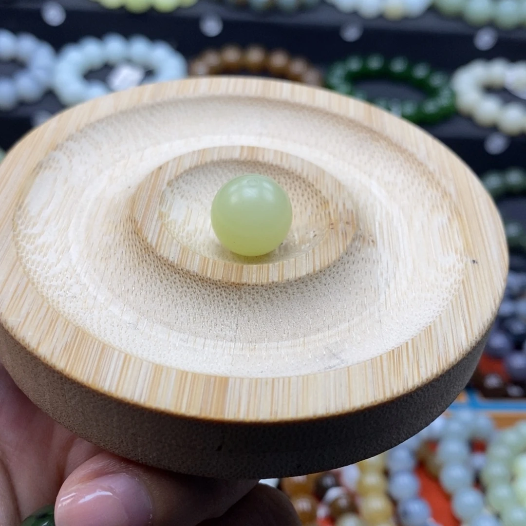未镶嵌手串和田玉Q卡14黄口