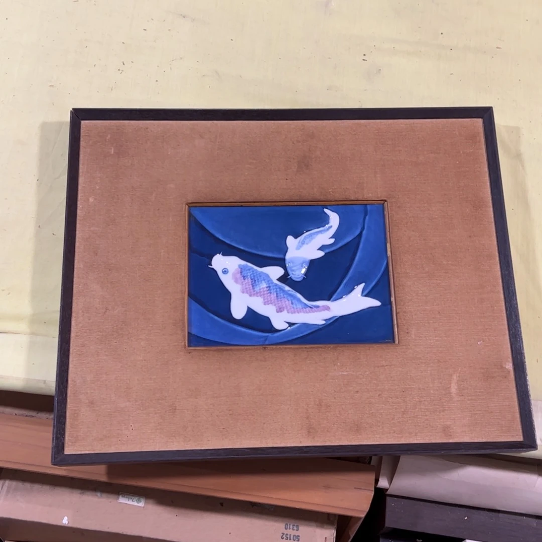 绘画2****6屏风框画茶空间设计
