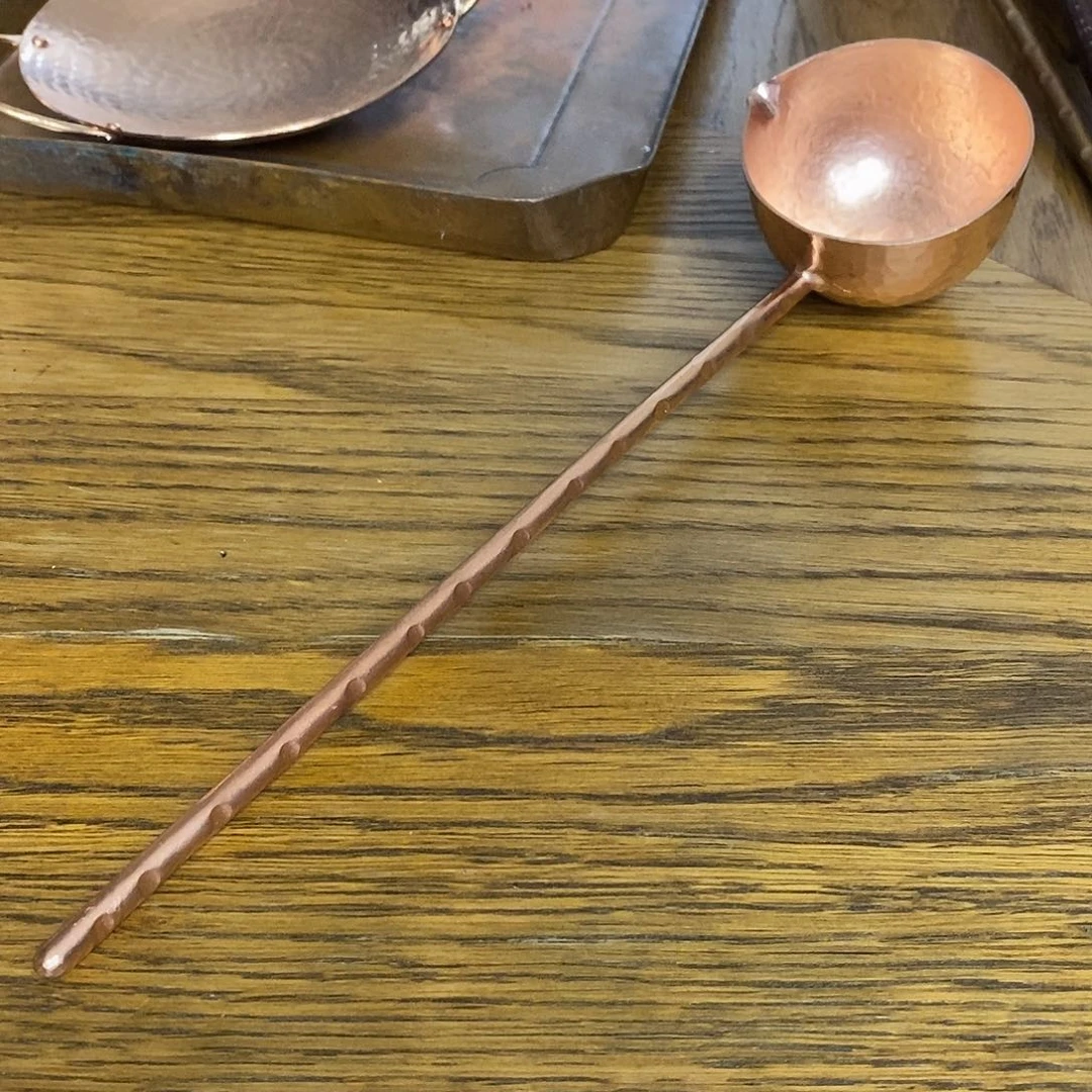 任和堂纯紫铜茶勺55896