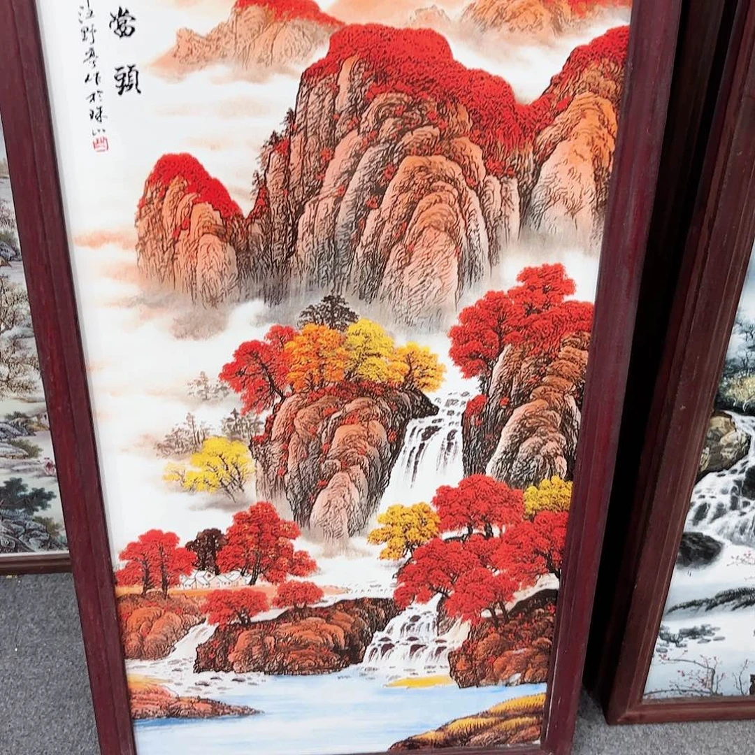 用***6瓷版画景德镇陶瓷瓷板画