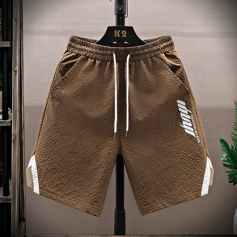 男士短裤夏季2025新款宽松潮流休闲裤百搭薄款青年沙滩五分裤中裤